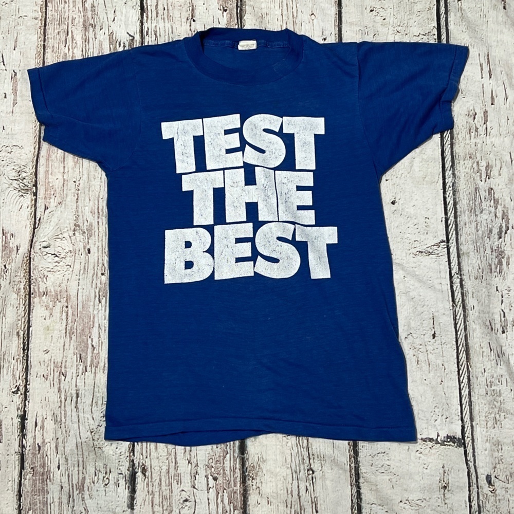 Vintage Norelco Test The Best Screen Stars Single Stitch 1980s SOFT Tshirt